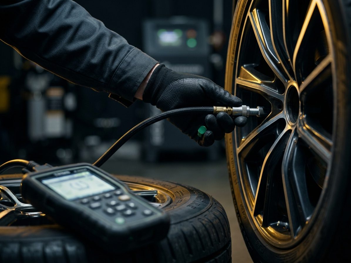تعبئة نيتروجين وحساسات TPMS